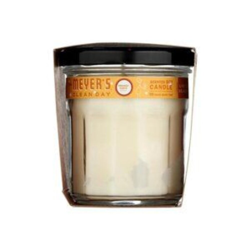 Mrs Meyer's, jar Candle Orange soy wax Clove with Sleeve (7.2 Oz, Pack - 1)